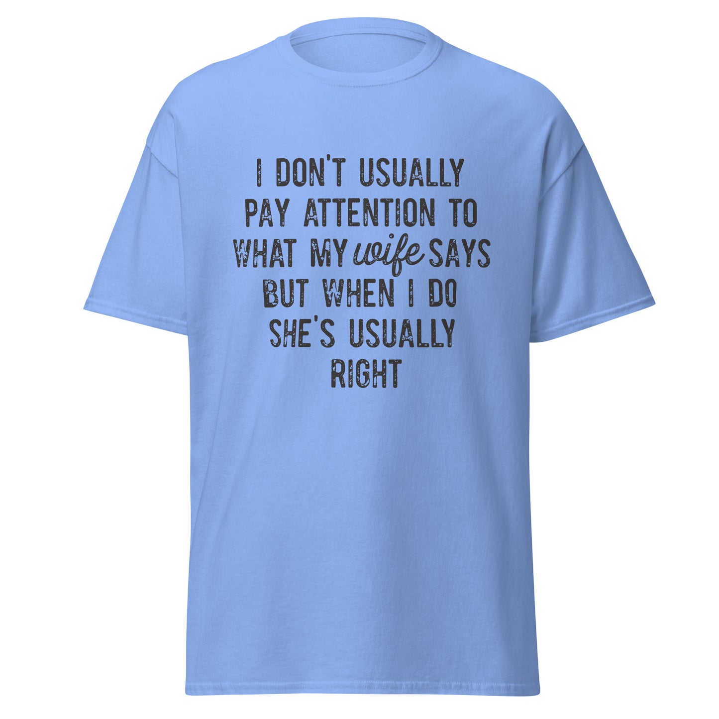 WISE WORDS: LISTENING TO THE BOSS AT HOME Men's classic tee