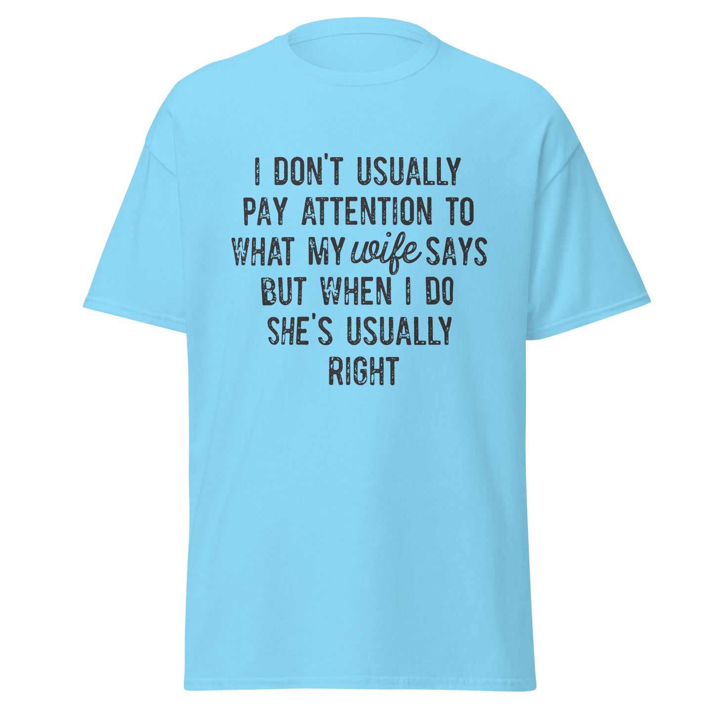 WISE WORDS: LISTENING TO THE BOSS AT HOME Men's classic tee