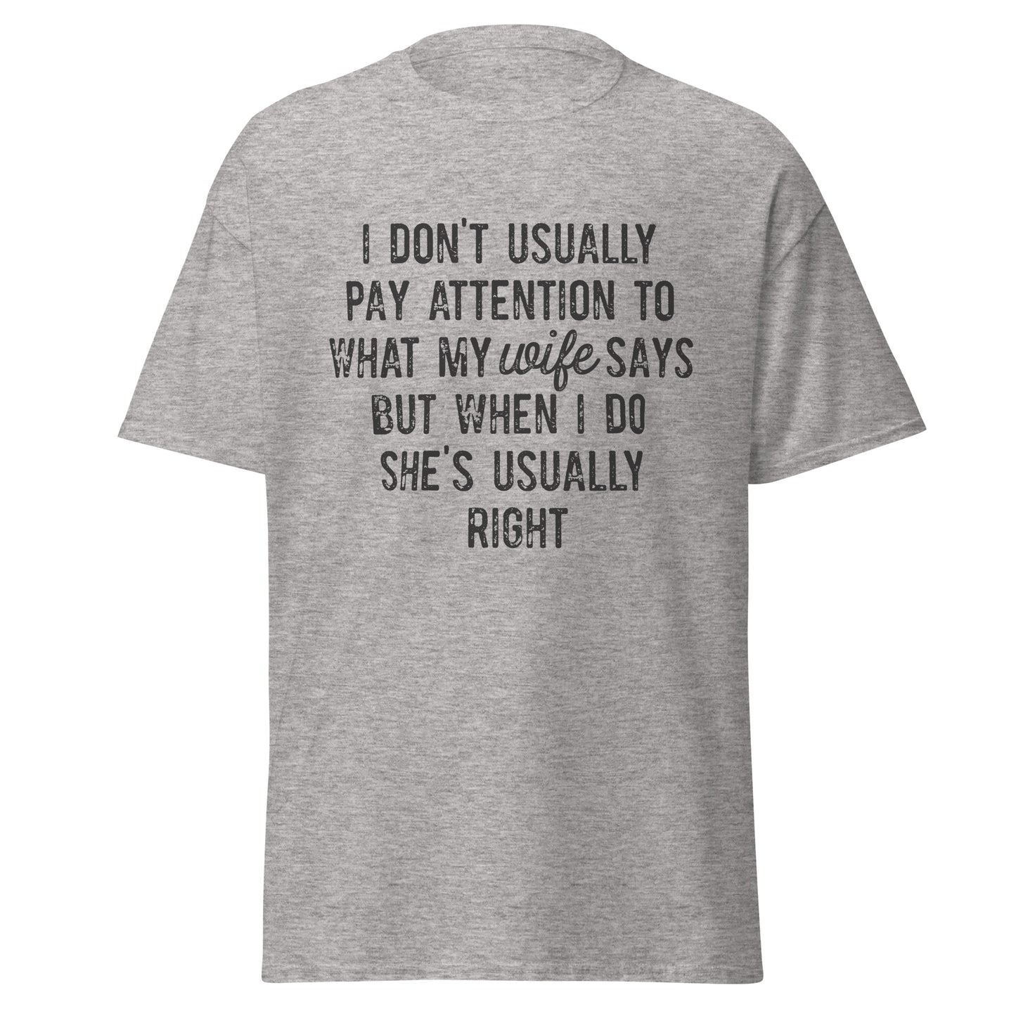 WISE WORDS: LISTENING TO THE BOSS AT HOME Men's classic tee