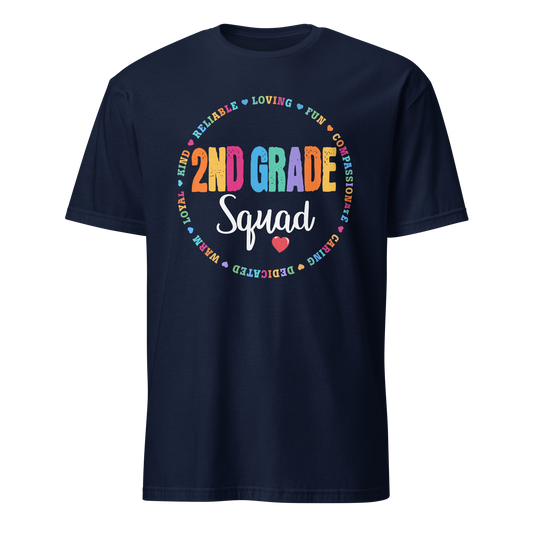 2nd Grade Squad T-Shirts - Fun and Inspiring for Teachers and Students
